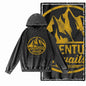 Off-Grid Adventure Graphic Acid-Washed Black Hoodie