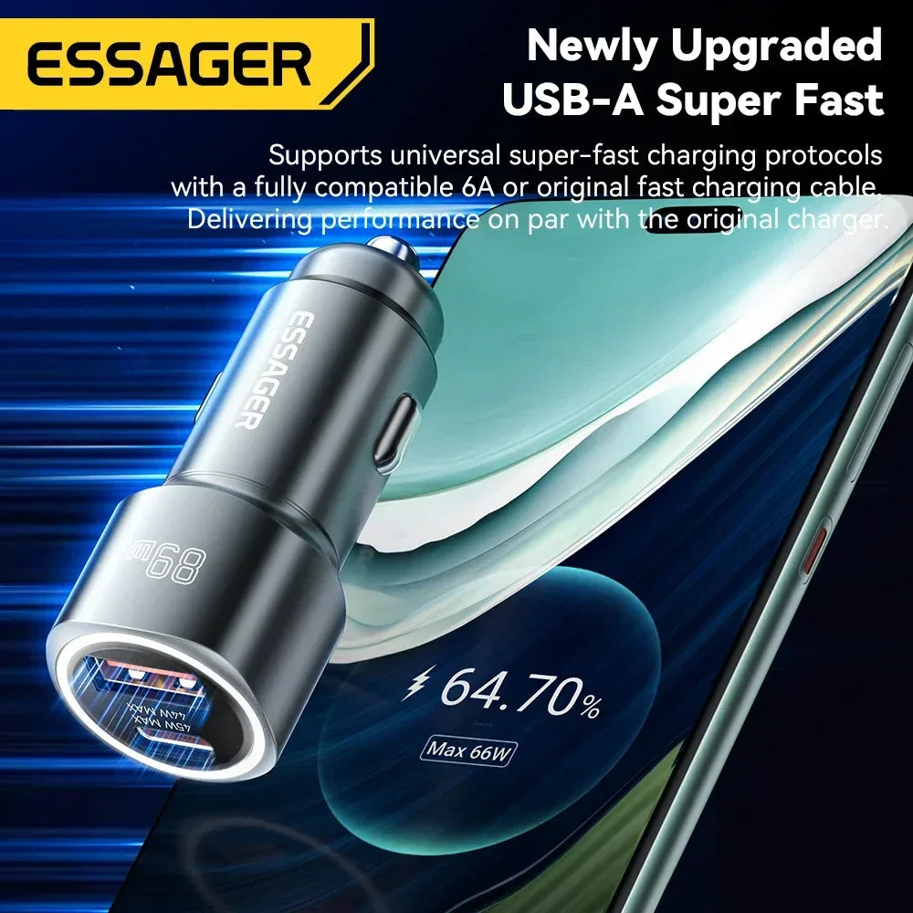 Essager USB C Car Charger - ShopHub