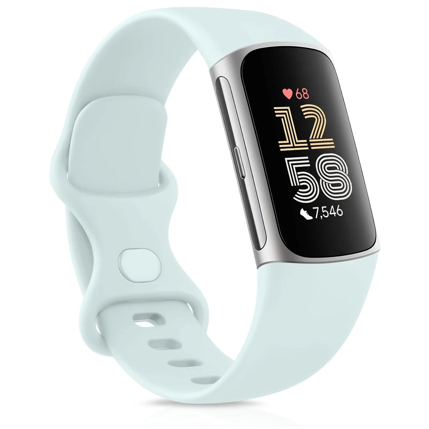 Silicone Sport Strap for the Fitbit Charge 5 Series (25 colours available) Habicare