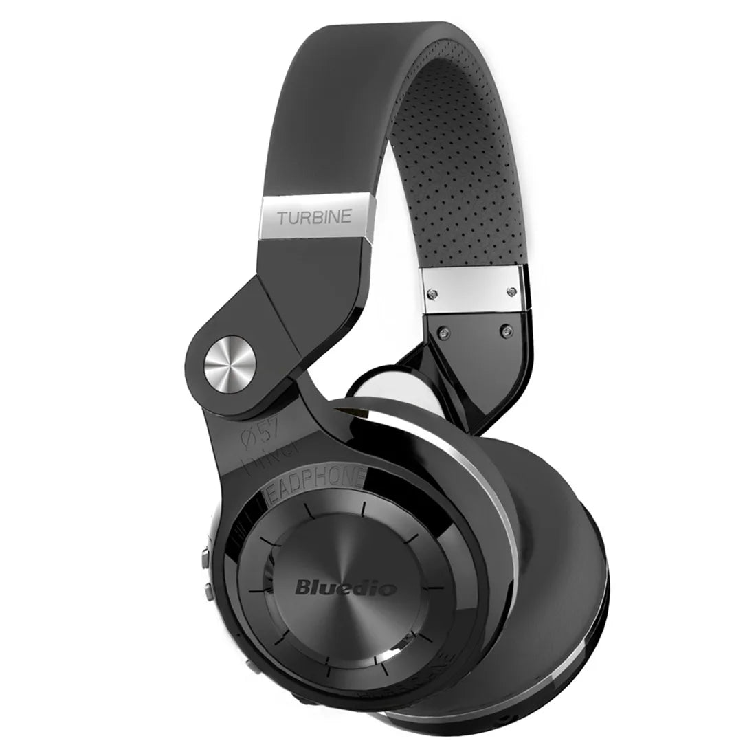 Bluetooth T2+ Headphone Wireless Foldable Sports Earphone with HIFI Sound, 57mm Strong Bass, and SD Card Slot
