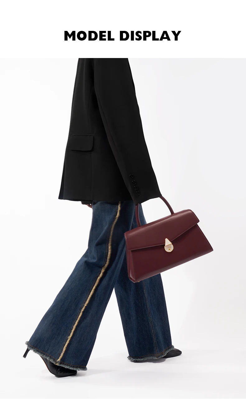 BAFELLI Large Genuine Leather Doctor Bag