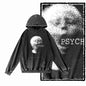 COOLMIND G21 Vintage Graphic Acid-Washed Black Hoodie