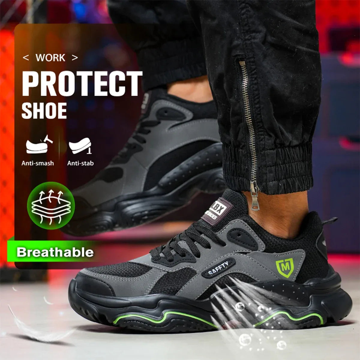 Men's Steel Toe Work Shoes - ShopHub