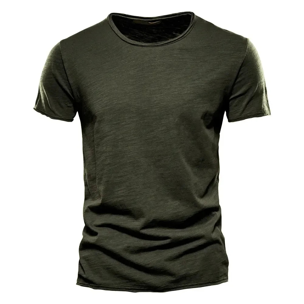 AIOPESON 100% Cotton Men's T-Shirts - ShopHub
