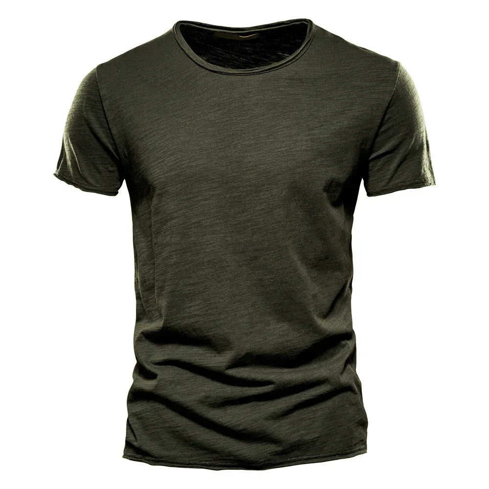 AIOPESON 100% Cotton Casual Soft Fitness T-Shirts - ShopHub