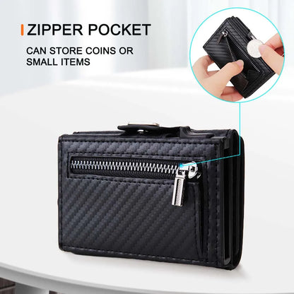 RFID-Protected Carbon Fiber Card Holder
