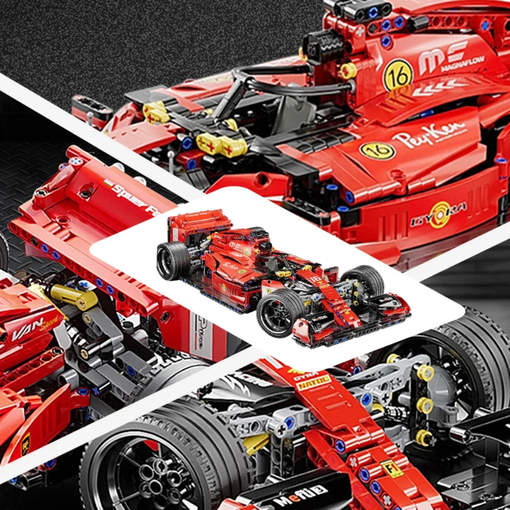 TOYLINX 1:10 MOC Formula Sports Car Building Blocks! - ShopHub