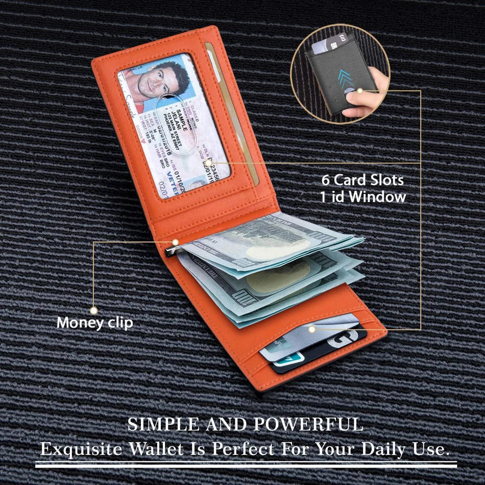 RFID Carbon Fiber Men's Wallet