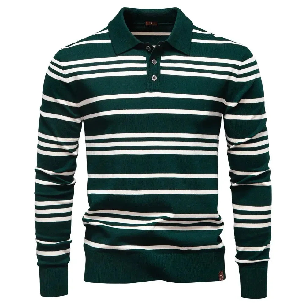 AIOPESON Colour Block Polos - ShopHub