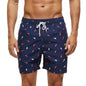 Men's Datifer Brand beach shorts featuring quick-dry fabric, colorful surf swimwear, ideal for swimming, surfing, and athletic activities.