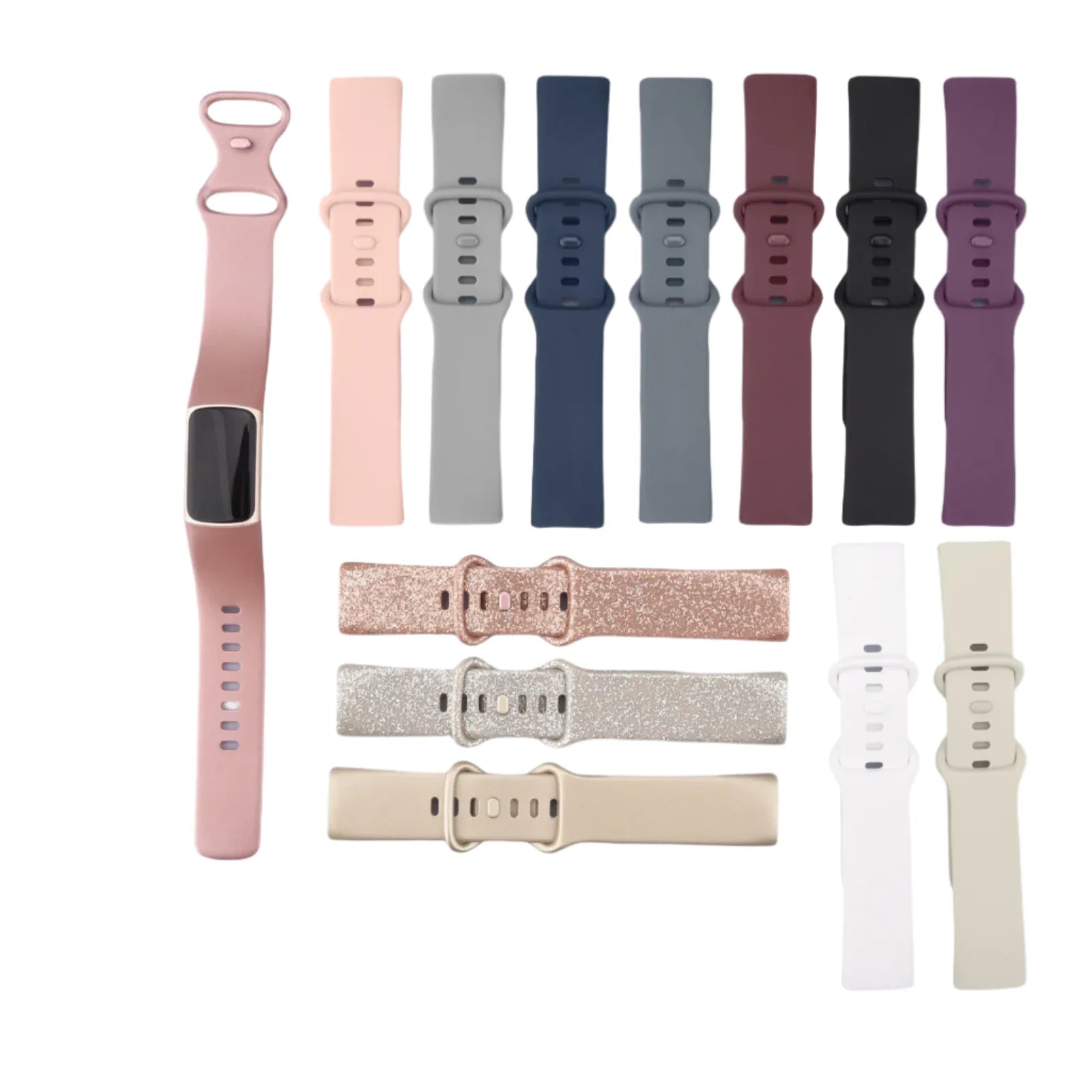 Silicone Sport Strap for the Fitbit Charge 5 Series (25 colours available) Habicare