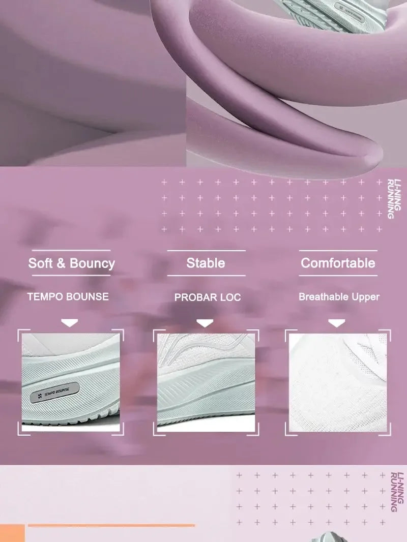Li-Ning Women's YUEYING 5 Cushion Running Shoes - ShopHub