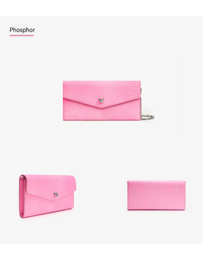 BAFELLI Genuine Leather Chain Wallet Bag