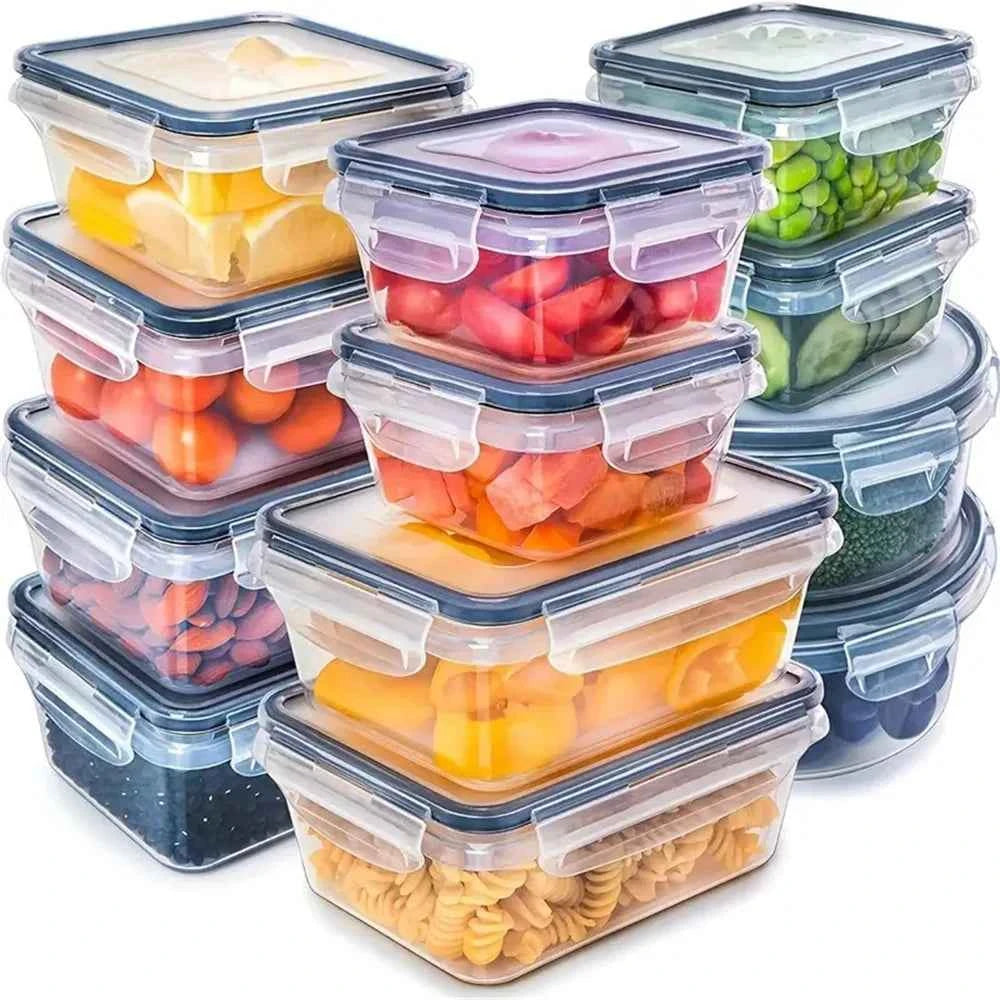 12-Piece BPA Free Food Storage Containers Set