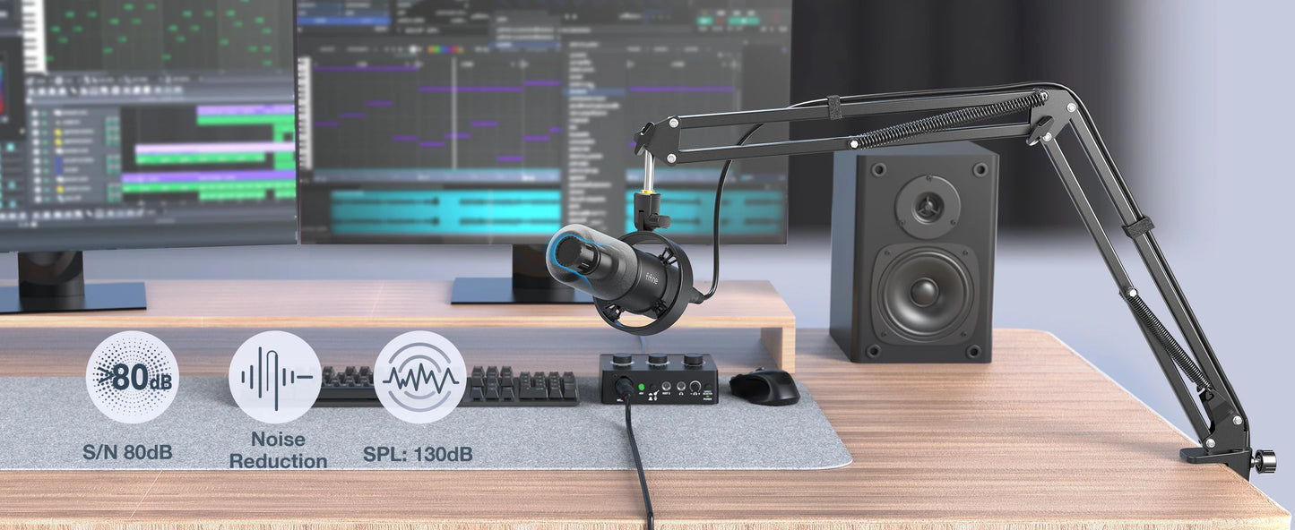 Elevate Your Audio Experience with the FIFINE Podcast Microphone Kit