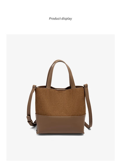 FOXER PU Leather Women's Handbag 2026 Stylish Retro Tote Bag Large Capacity Shoulder Bag for Daily Commute