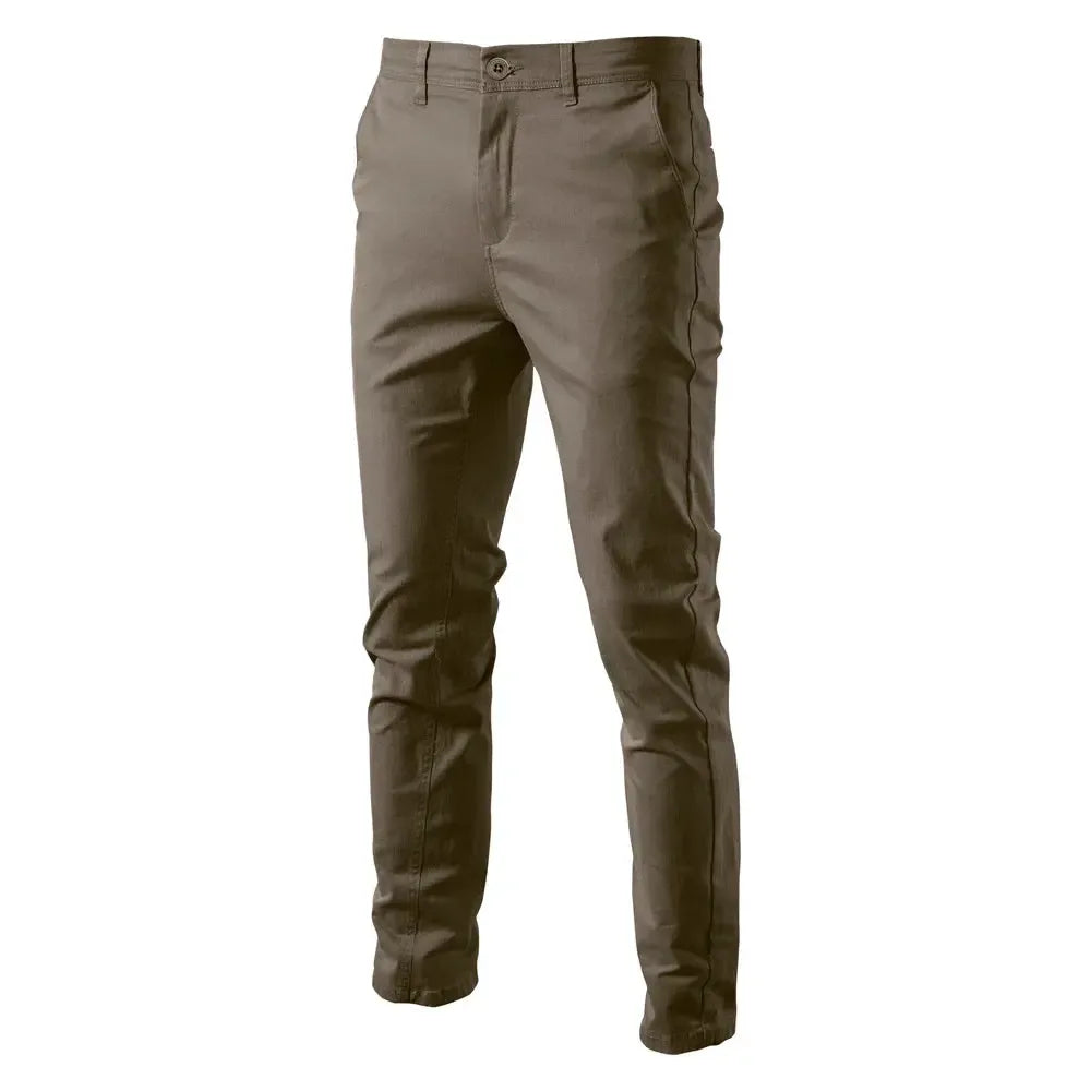 AIOPESON's Casual Cotton Men Trousers - ShopHub