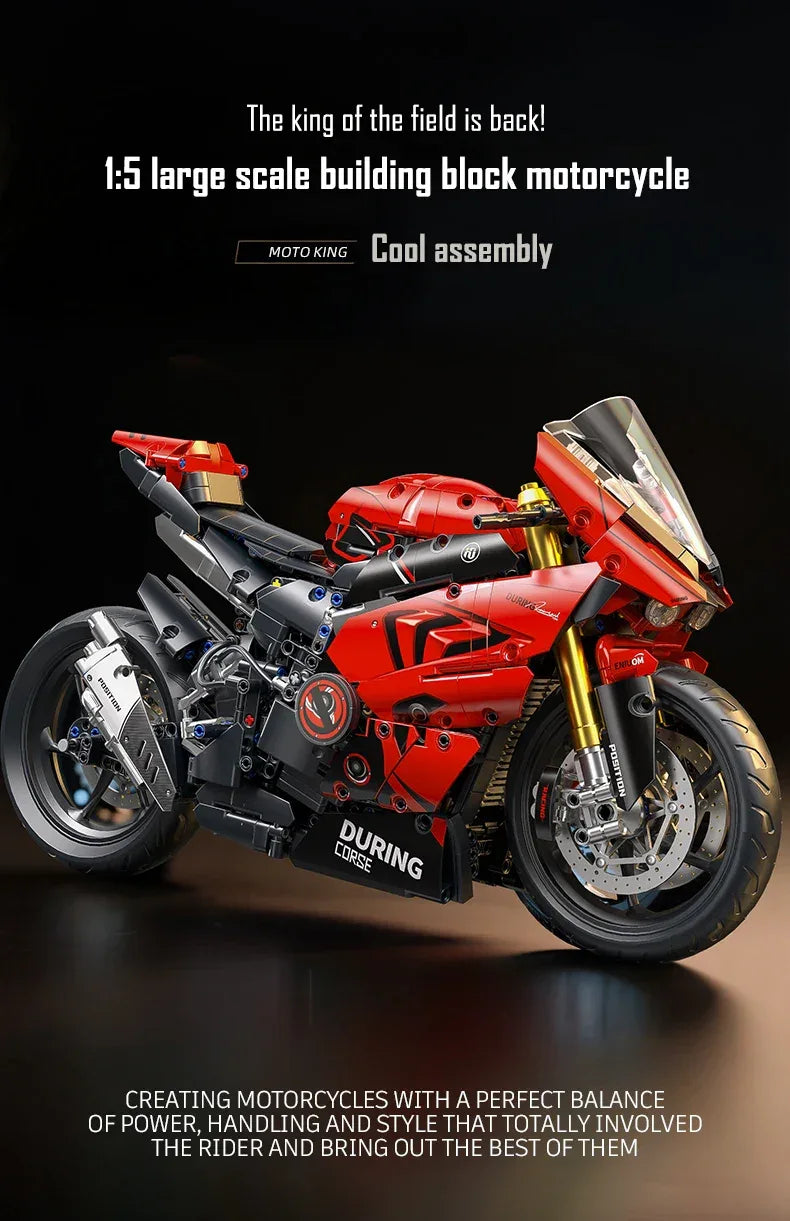 TOYLINX High-Tech 2024PCS Motorcycle Building Blocks - ShopHub