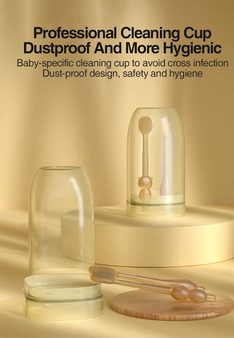 Dr.Isla 3-In-1 Baby Silicone Tongue Brush