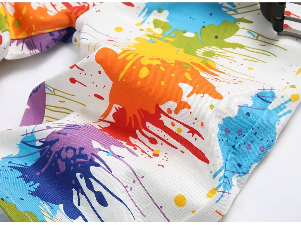 Men's Fancy Colour Painted Shorts - ShopHub