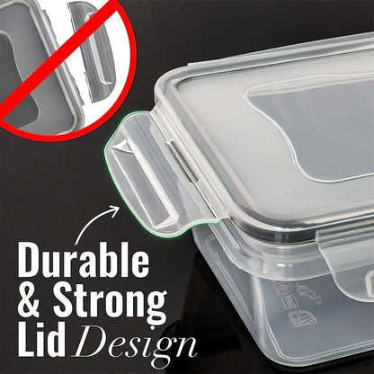 Set BPA-Free Airtight Food Containers with Locking Lids