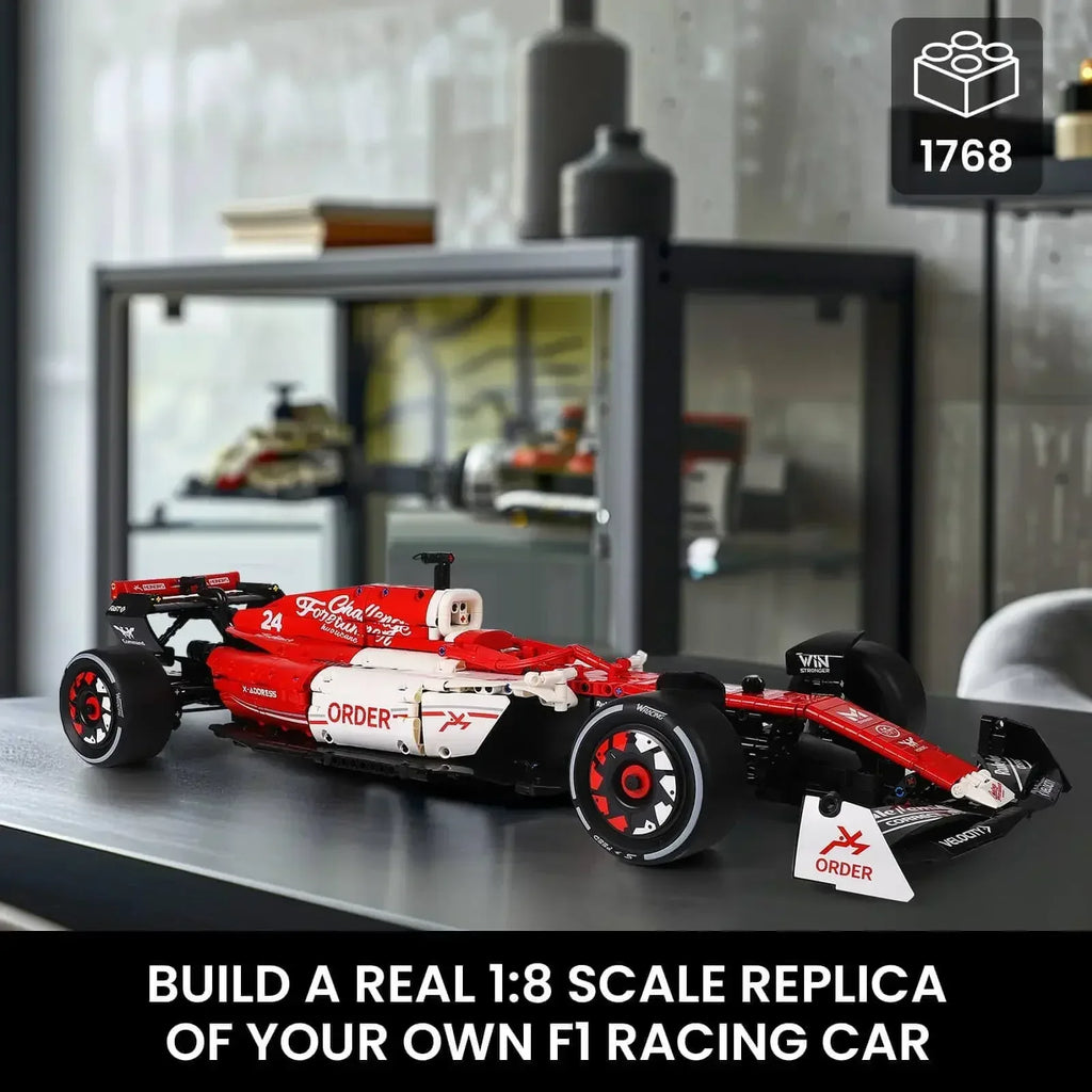 TOYLINX 1:8 F1 Race Cars Building Set With 1770PCS - ShopHub