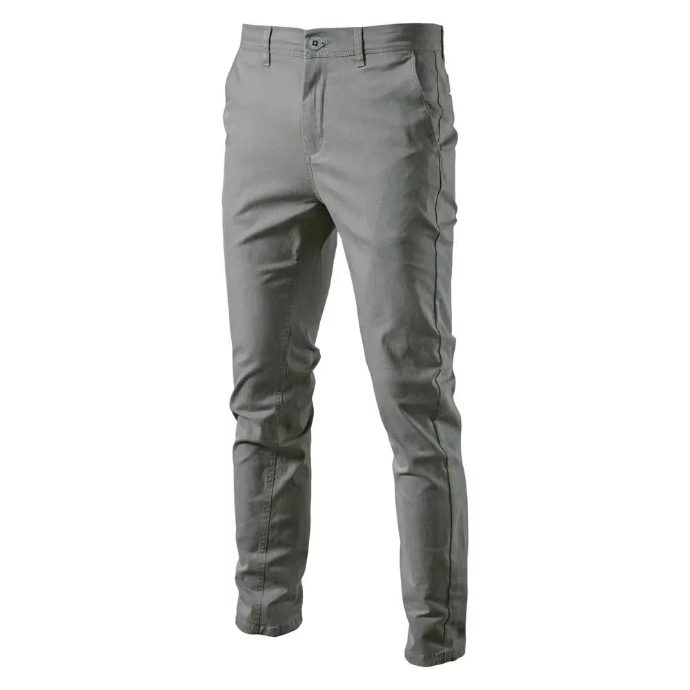 AIOPESON's Casual Cotton Men Trousers - ShopHub