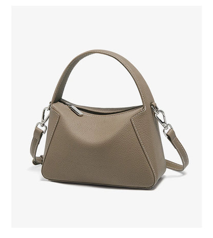 FOXER Lady's Handbag Cow Leather Shoulder Bag Small Size Crossbody Minimalist Style Bag Commute Work High Quality