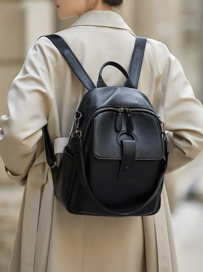 HOT ZOOLER Full Skin 100% Genuine Leather Backpack Women's Bag Classic 2026 New Large Backpack Designer Business Need #SC1700