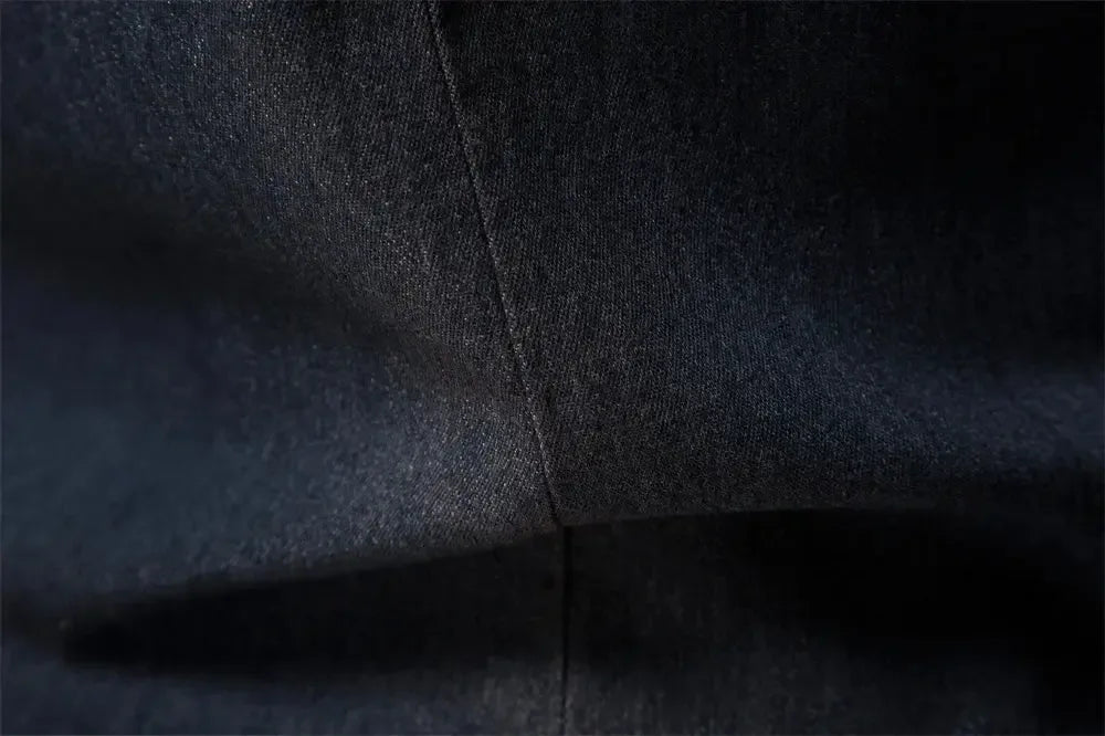 AIOPESON Elastic Cotton Denim Shirts - ShopHub