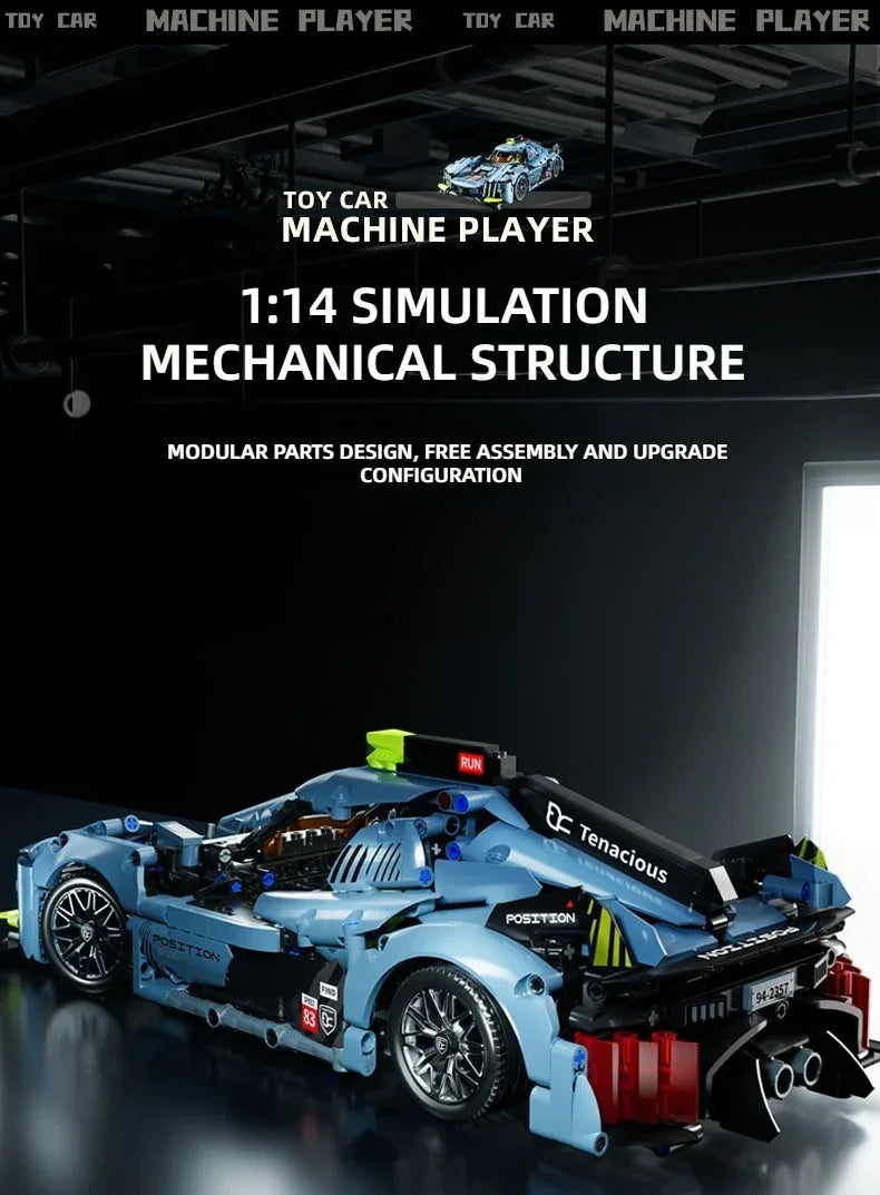 TOYLINX 1:14 Racing Car Building Blocks - ShopHub