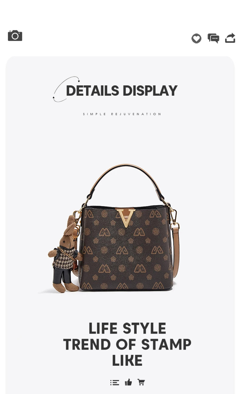 FOXER Retro Women's Bucket Bag