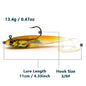 Soft Fishing Lures with Lead Head Jigs – Bass & Trout (Several quantities and colours available) Habicare