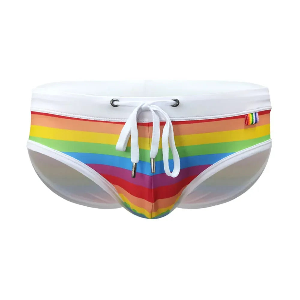 UXH Men's White Swim Briefs - ShopHub
