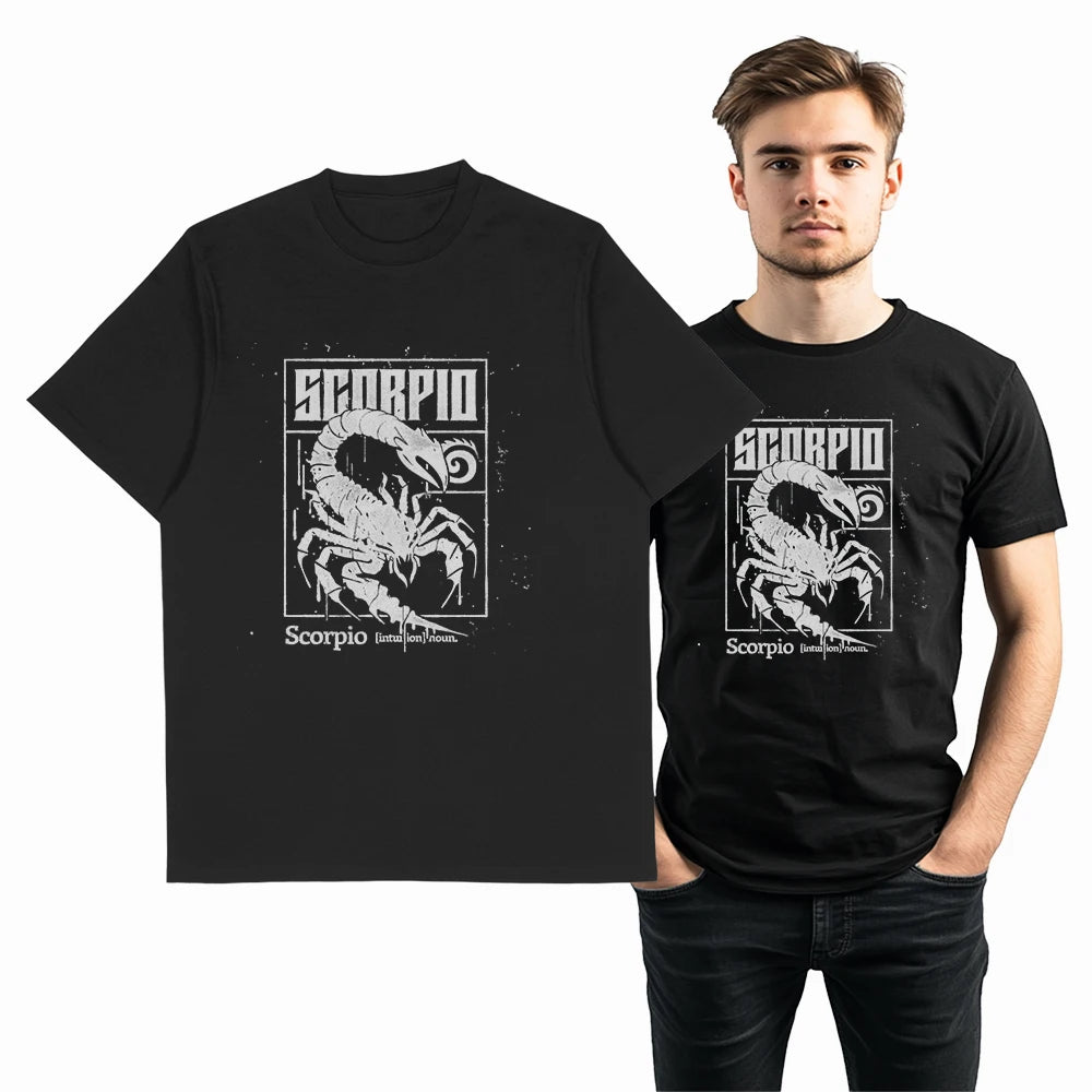 COOLMIND Unisex Scorpio Graphic Cotton T-Shirt