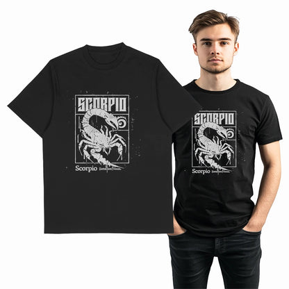 COOLMIND Unisex Scorpio Graphic Cotton T-Shirt