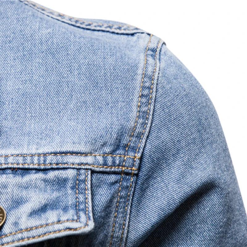 AIOPESON Cotton Denim Jackets - ShopHub