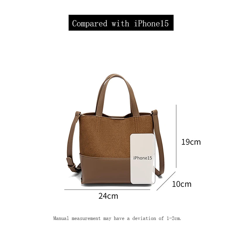 FOXER PU Leather Women's Handbag 2026 Stylish Retro Tote Bag Large Capacity Shoulder Bag for Daily Commute