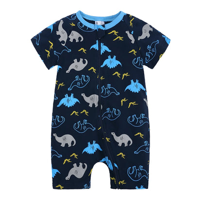 Kids Tales Sunshine Stories Cotton-Blend Printed Romper