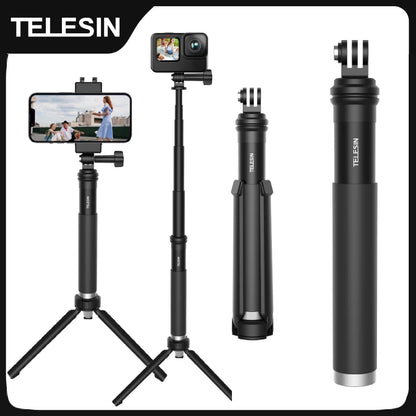 TELESIN 0.9M Aluminum Alloy Selfie Stick – Extend Your Perspective