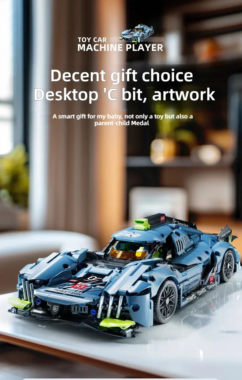 TOYLINX 1:14 Racing Car Building Blocks - ShopHub