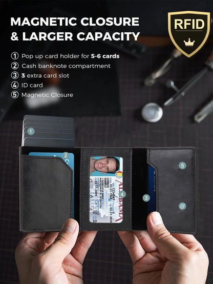 Rfid Carbon Fibe Airtag Wallets