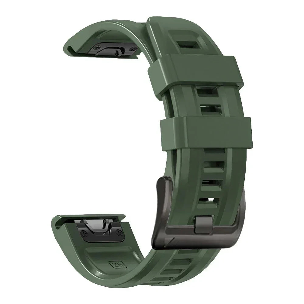 QuickFit Silicone Strap for the Garmin Flagship Models (2 sizes & 46 colours available) Habicare