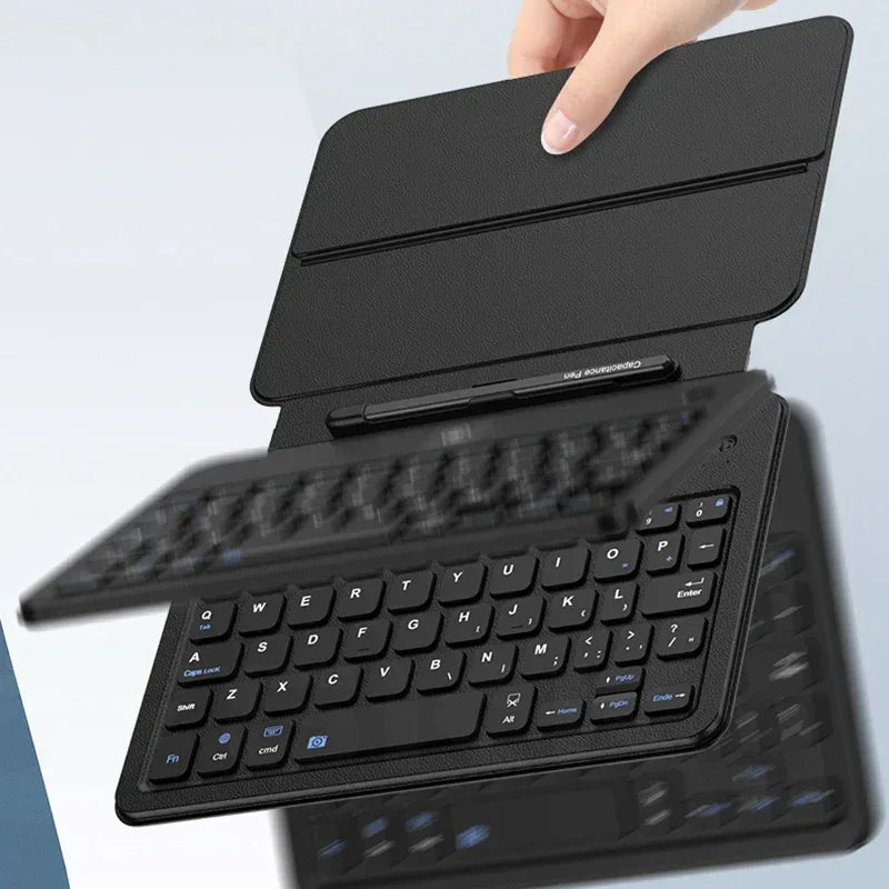 Fraternize Leather Fold Stand Keyboard Case - ShopHub