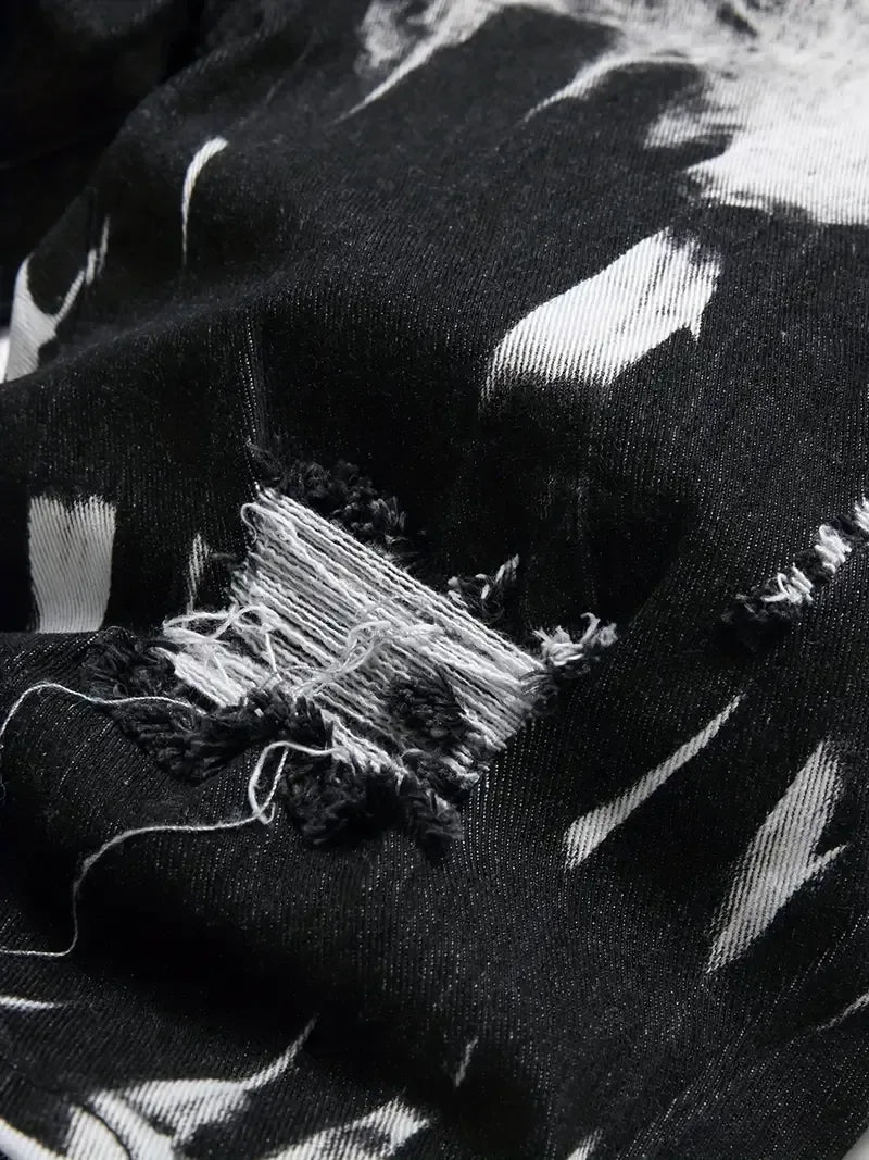 Men's Trendy Slim Stretch Denim Shorts - ShopHub