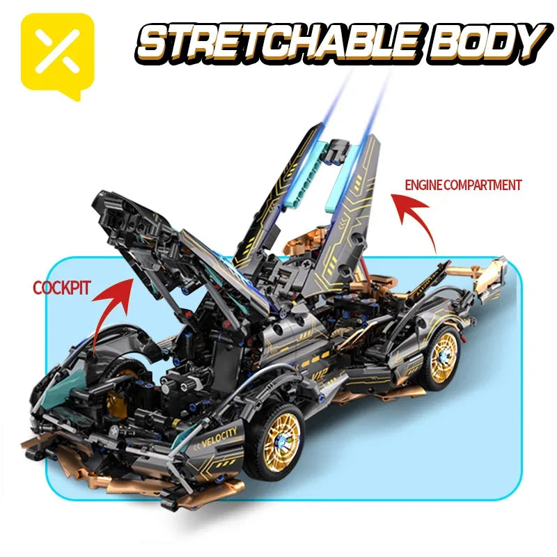 TOYLINX Supercar Building Block Toy - ShopHub