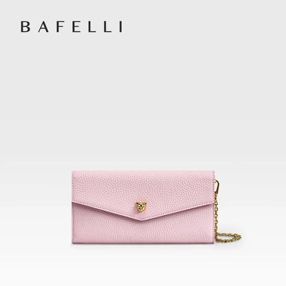 BAFELLI Genuine Leather Chain Wallet Bag