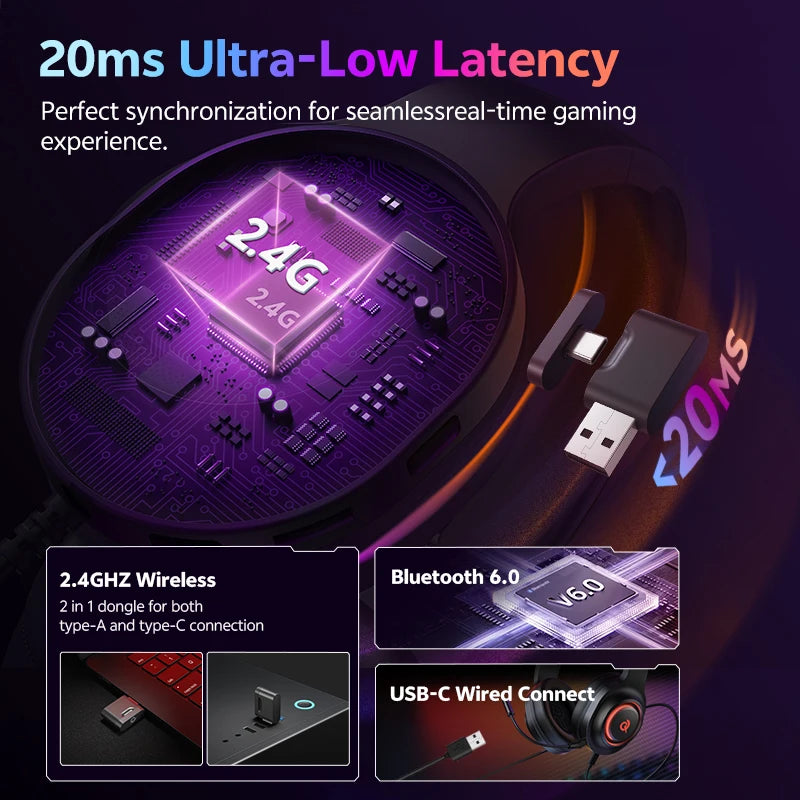 QCY Heroad V200 Gaming Headset