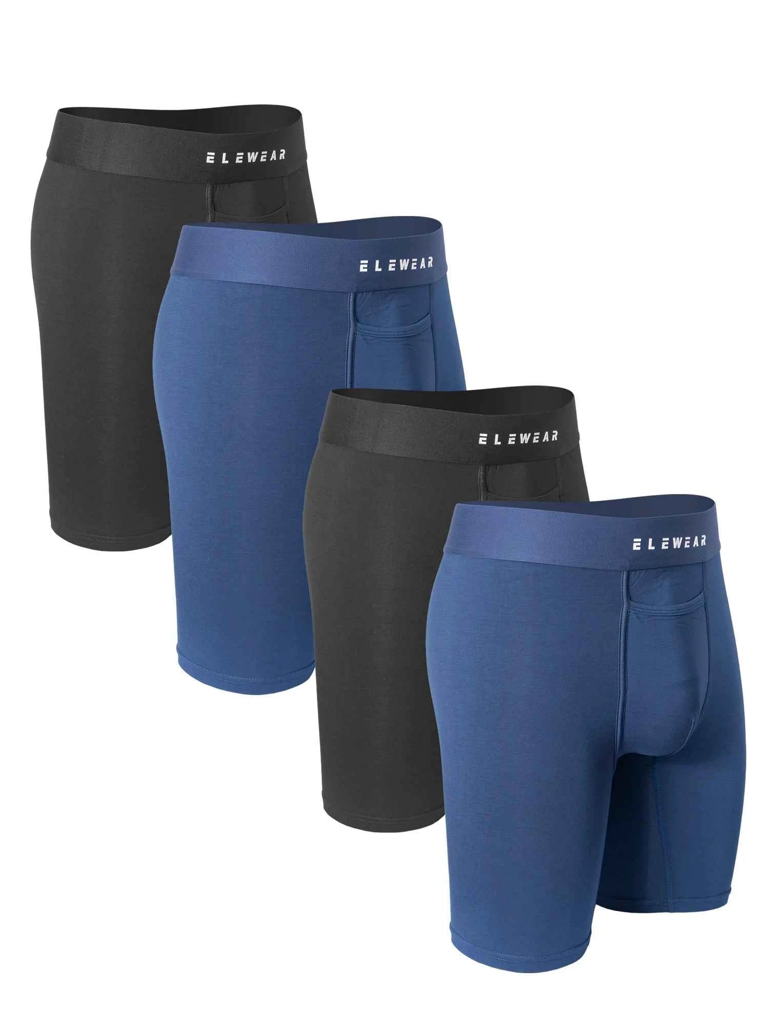 4pcs Men's Breathable Modal Underwear with Opening - Comfortable Boxershorts