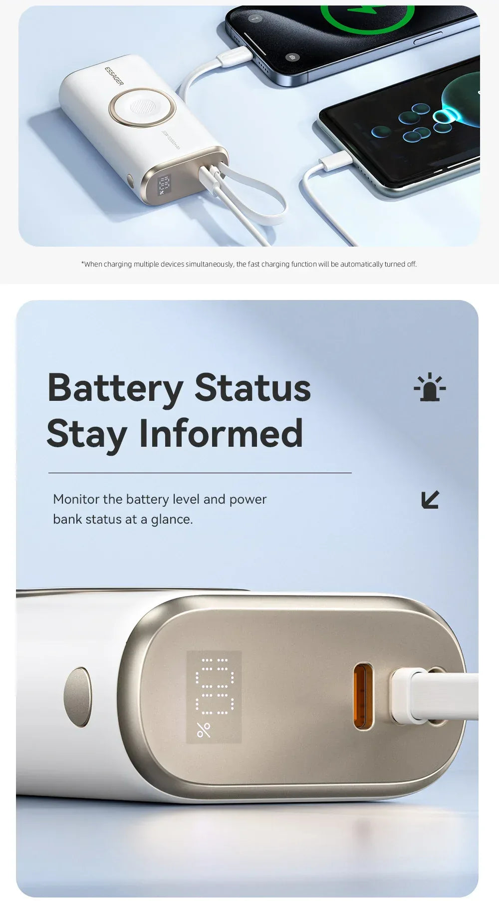 Essager 10000mAh Power Bank - ShopHub